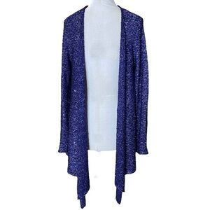 Soft Surroundings Sequin Cardigan. Size Large